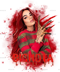 Bichota Red Hair Dtf Transfer