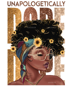 Black Girl Dope DTF Transfer