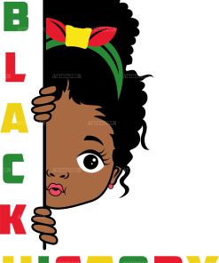 Black History Little Girl-2 DTF Transfer