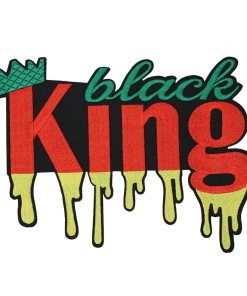 Black King Patch (Large/Embroidery)