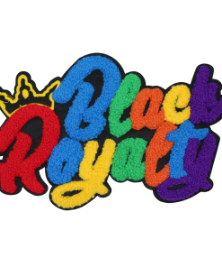 Black Royalty Multicolor Patch (Large/Chenille)