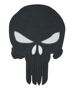 Black Skull Patch (Large/Embroidery)