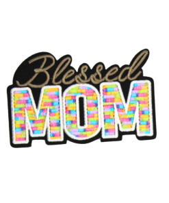 Blessed Mom Multicolor Patch (Medium/Embroidery)