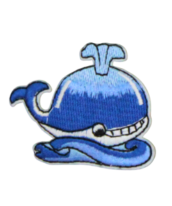 Blue Whale Patch (Small/Embroidery)