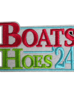 Boats Hoes 24 Patch (Small/Embroidery)