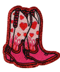 Valentine Boots Patch (Small/Embroidery)