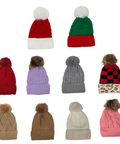 Beanie With Pompom