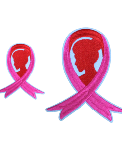 Breast Cancer Pink Ribbon Patch (Small/Embroidery)