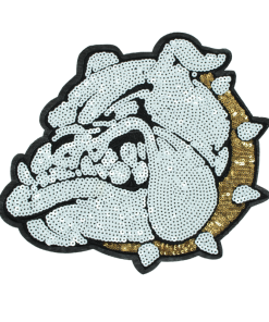 Bulldog Patch (Large/Sequin)