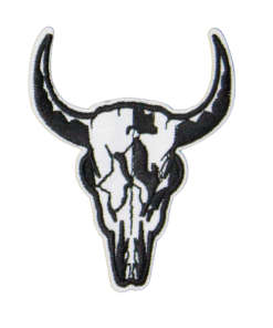 Longhorn Skull Patch (Small/Embroidery)