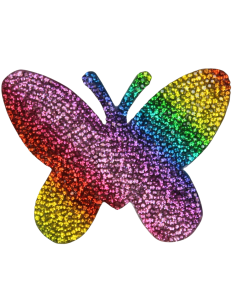 Colorful Butterfly Rhinestone Patch
