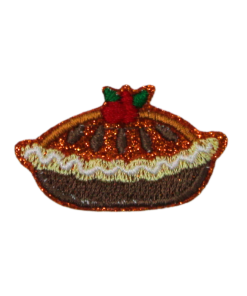 Christmas Ornament Glitter Patch (Small/Embroidery)