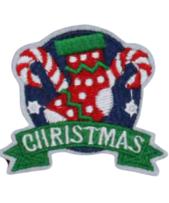 Christmas Badge Patch (Small/Embroidery)