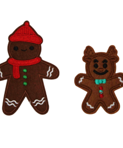 Gingerbread Man Patch (Small/Embroidery)