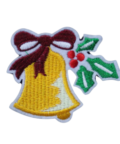 Christmas Yellow Bell Patch (Small/Embroidery)