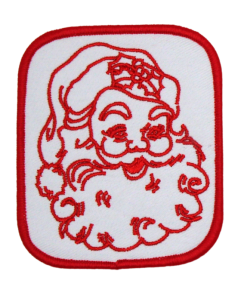 Santa Red Patch (Small/Embroidery)