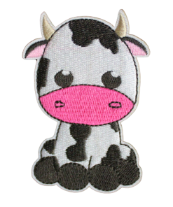 Cute Baby Cow Patch (Small/Embroidery)