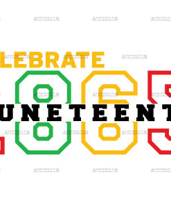 Celebrate 1865 DTF Transfer