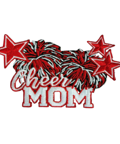 Cheer Mom Red Patch (Small/Embroidery)