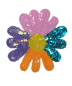 Multi Colored Flower Patch (Small/Sequin)