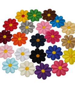 Colorful Flowers Patch (Small/Embroidery)