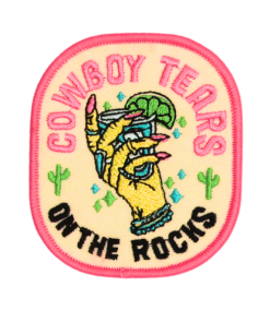 Cowboy Tears On The Rocks Patch (Small/Embroidery)