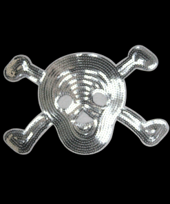 Cross Skull Bone Patch(Large/Sequin)