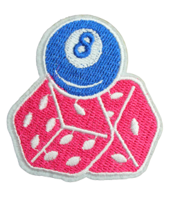 8 Ball Dice Patch (Small/Embroidery)