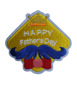 Happy Father's Day Patch (Small/Embroidery)