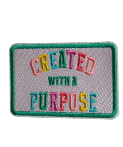 Created With Purpose Patch (Small/Embroidery)