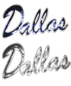 Dallas Patch (Medium/Sequin)