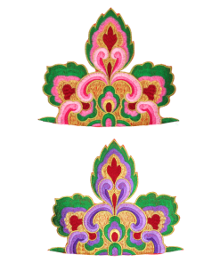 Floral Design Patch (Large/Embroidery)