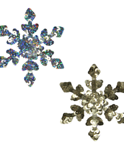 Snowflakes Patch (Small/Sequin)
