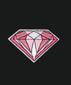Diamond Pink Patch (Small/Embroidery)