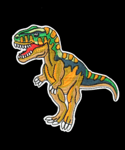 Dinosaurs Patch (Small/Embroidery)