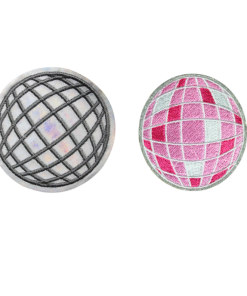 Disco Ball Patch (Small/Embroidery)