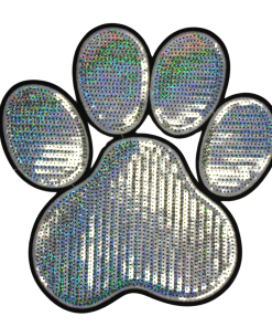 Dog Paw Patch (Large/Sequin)