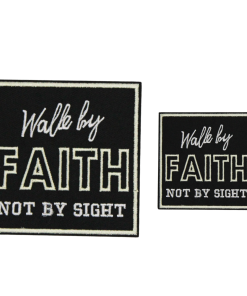Walk By Faith Not By Sight Patch (Small/Embroidery)