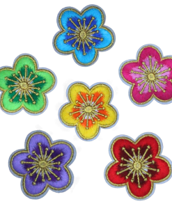 Plum Flowers Patch (Small/Embroidery)