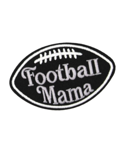 Football Mama Patch (Small/Embroidery)