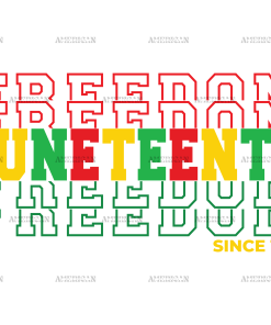 Freedom Juneteenth DTF Transfer