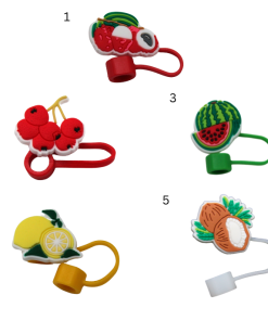 Fruits Straw Toppers