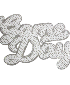 Game Day White Patch (Small/Sequin)