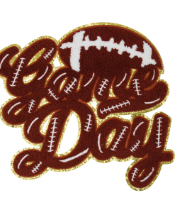 Gameday Football Patch (Large/Chenille)