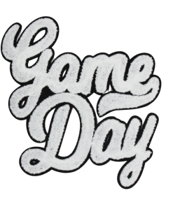 Game Day White Patch (Large/Chenille)