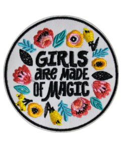 Girls Are Made Of Magic Patch (Small/Embroidery)