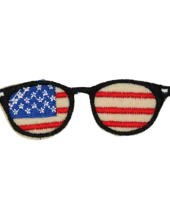 USA Flag Sunglasses Patch (Small/Embroidery)