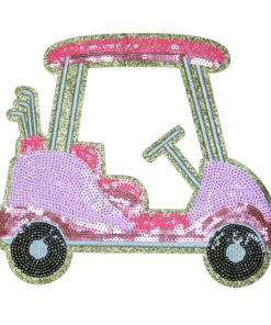 Golf Cart Pink (Large/Sequin)