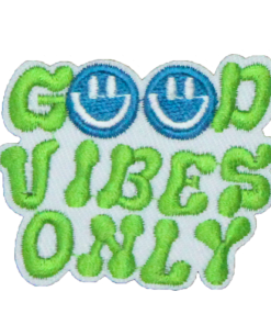 Good Vibes Only Green Patch (Small/Embroidery)