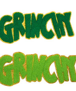 Grinchy Green Patch (Large/Chenille)